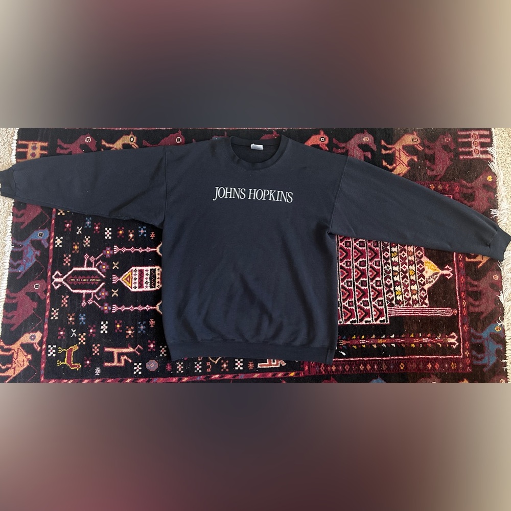 John’s Hopkins Crewneck Sweater - Port and Company( adult large men’s)